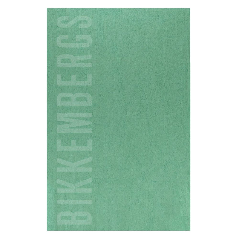 Serviette de toilette Bikkembergs verte en coton pour femme