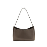 Sac bandoulière Bos Taurus en cuir de veau marron de The Row
