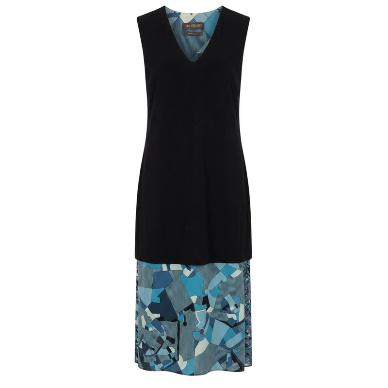 Robe femme Trussardi en soie bleue