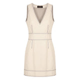 Robe Trussardi en agneau beige pour femme