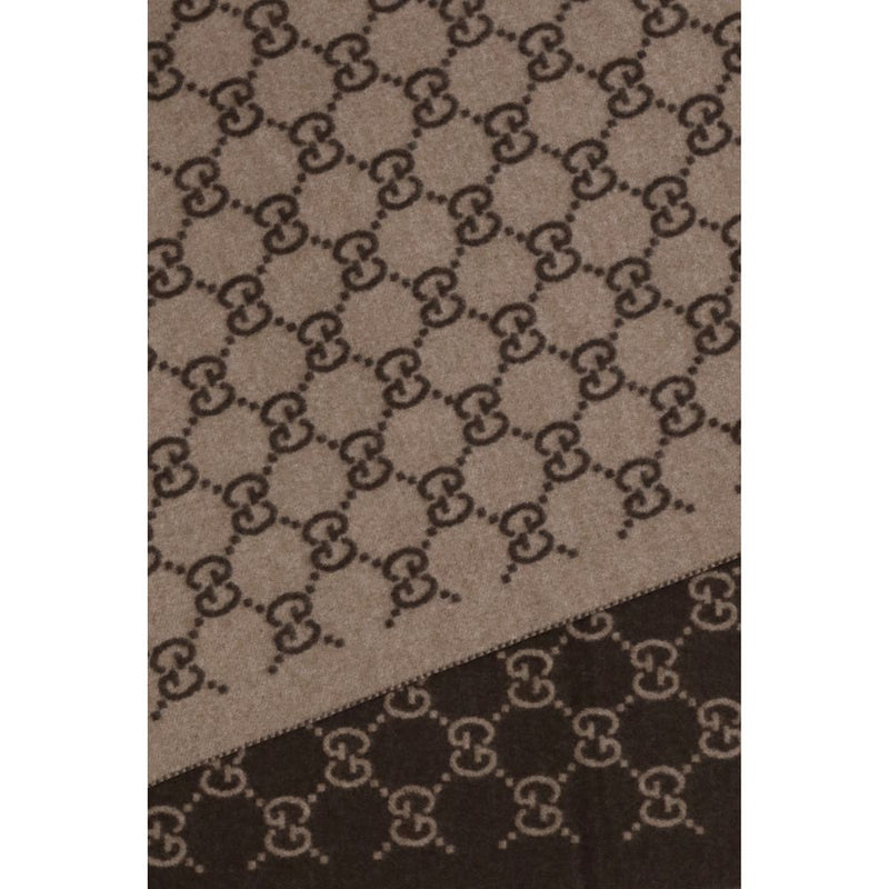 Écharpe Gucci en cachemire marron