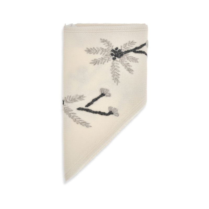 P.A.R.O.S.H. Écharpe Oves Aries en Laine Beige