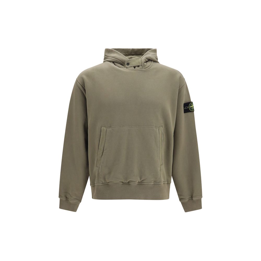 Sweat-shirt bicolore en coton Stone Island