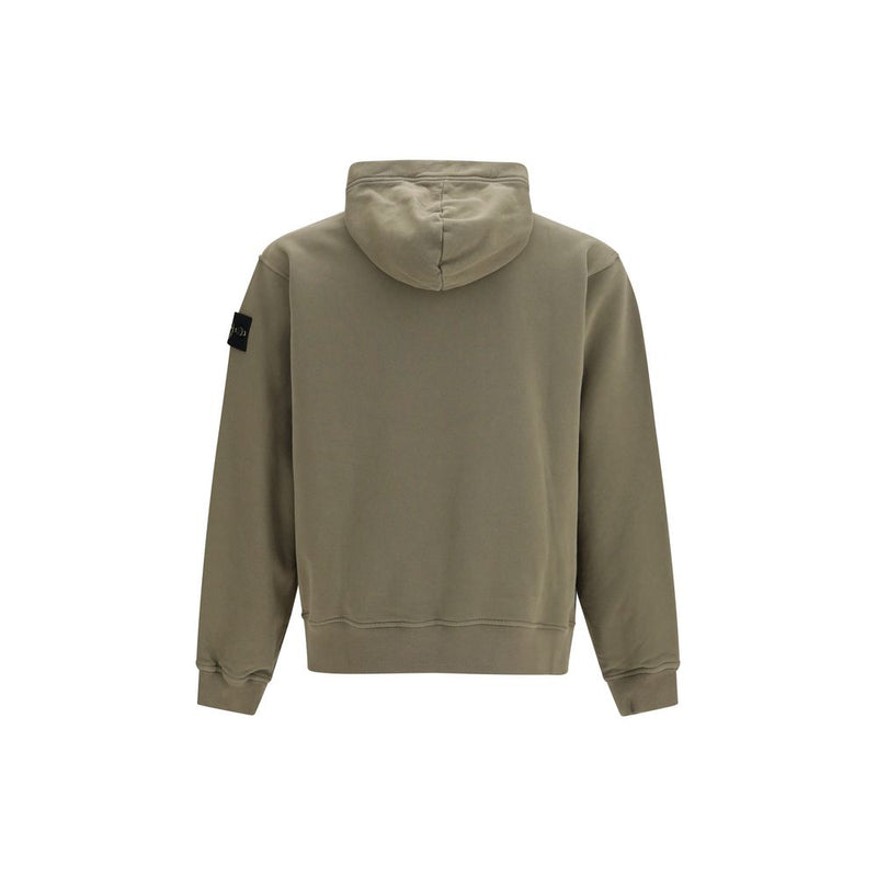 Sweat-shirt bicolore en coton Stone Island