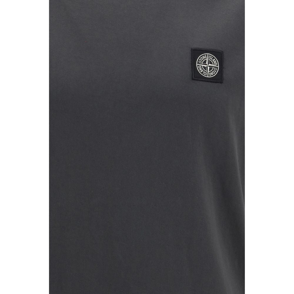 T-shirt Stone Island en coton gris