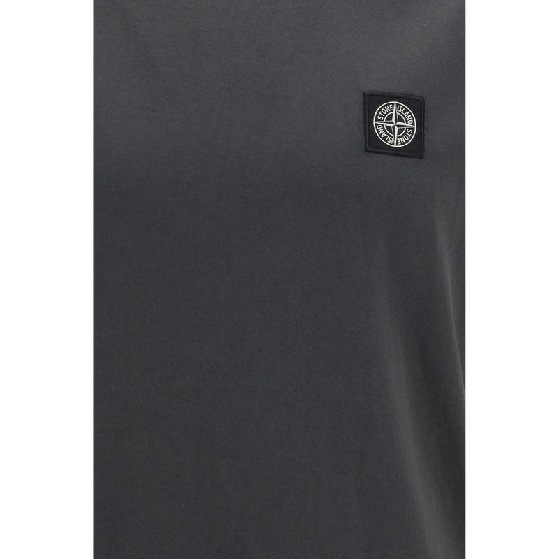 T-shirt Stone Island en coton gris