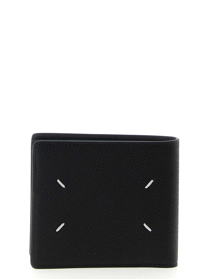 Portefeuille en cuir noir Maison Margiela