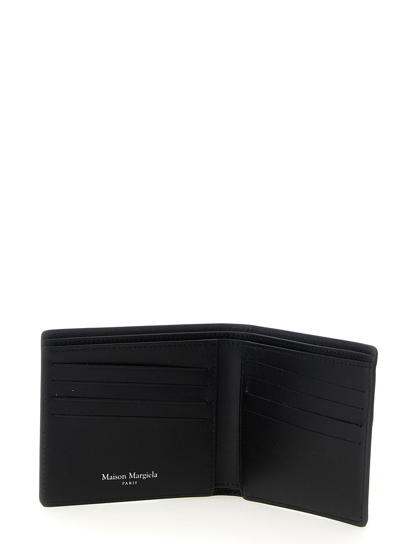 Portefeuille en cuir noir Maison Margiela