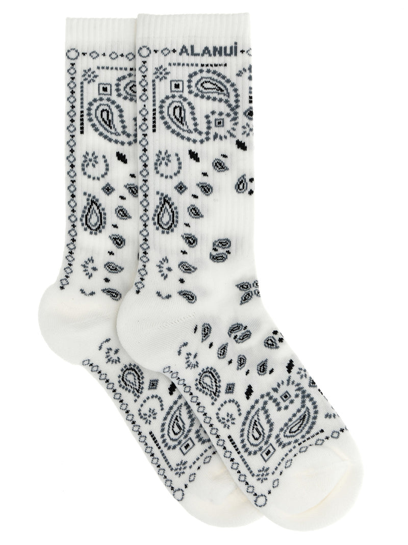 Chaussettes Alanui en coton bicolore