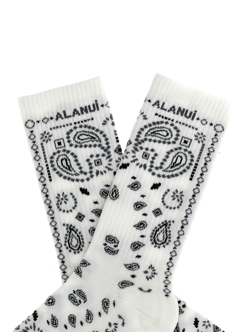 Chaussettes Alanui en coton bicolore