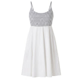 Robe blanche en coton Trussardi Jeans pour femme
