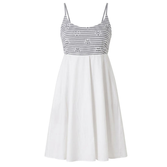 Robe blanche en coton Trussardi Jeans pour femme