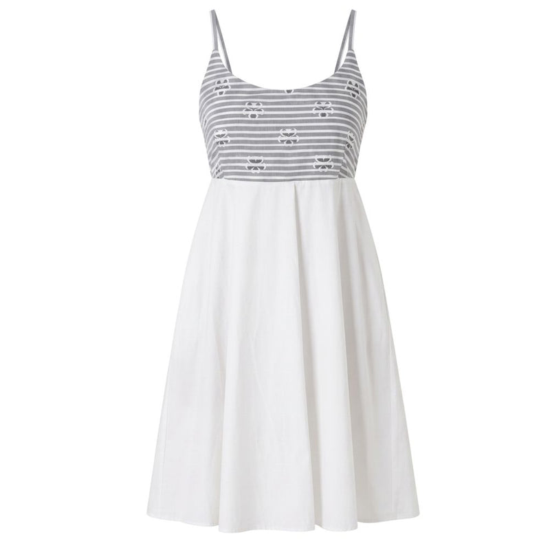 Robe blanche en coton Trussardi Jeans pour femme