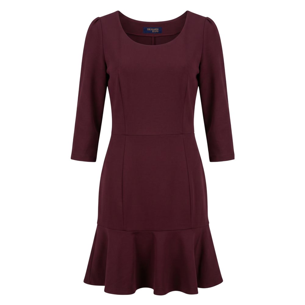 Robe Rouge Femme Trussardi Jeans en Viscose