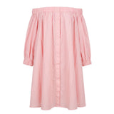 Robe en coton rose Trussardi Jeans pour femme