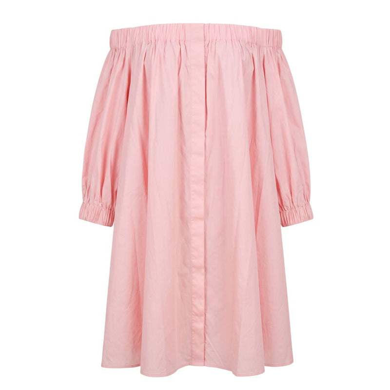 Robe en coton rose Trussardi Jeans pour femme
