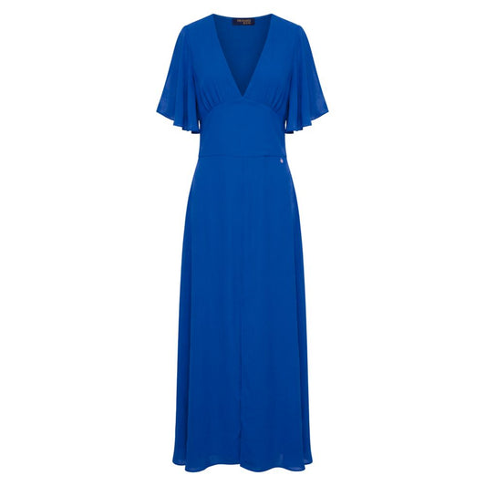 Robe Femme Trussardi Jeans Bleue en Polyester