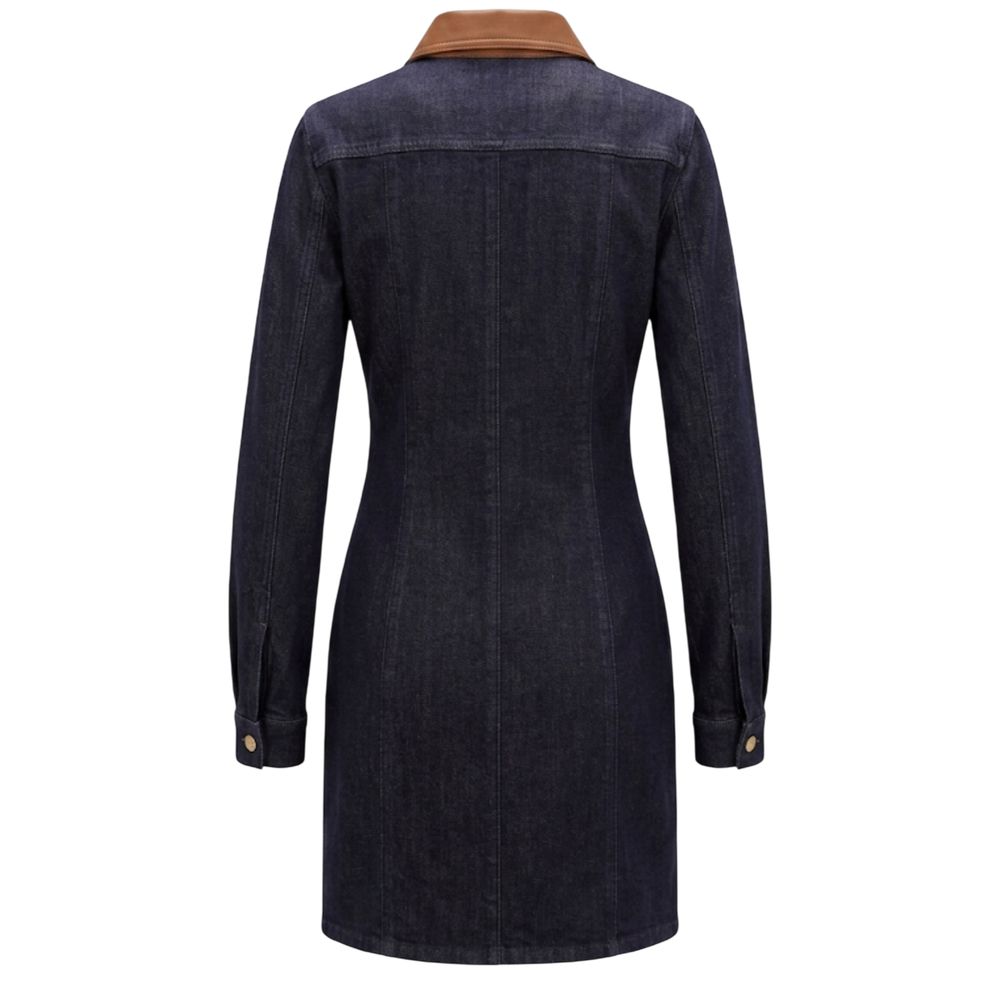 Robe femme en jean bleu coton Trussardi