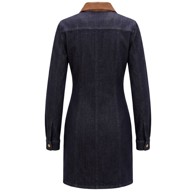 Robe femme en jean bleu coton Trussardi