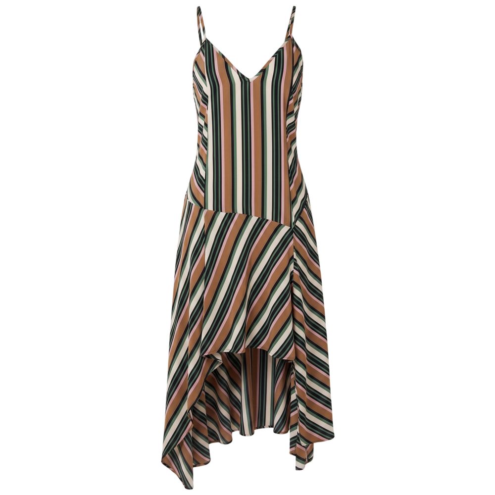 Robe femme marron en viscose Trussardi Jeans