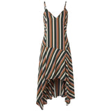 Robe femme marron en viscose Trussardi Jeans