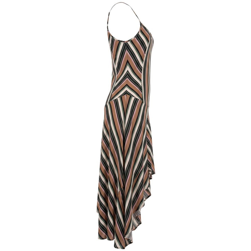 Robe femme marron en viscose Trussardi Jeans