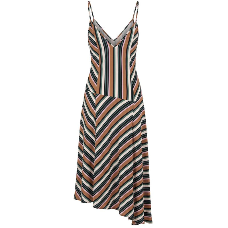Robe femme marron en viscose Trussardi Jeans