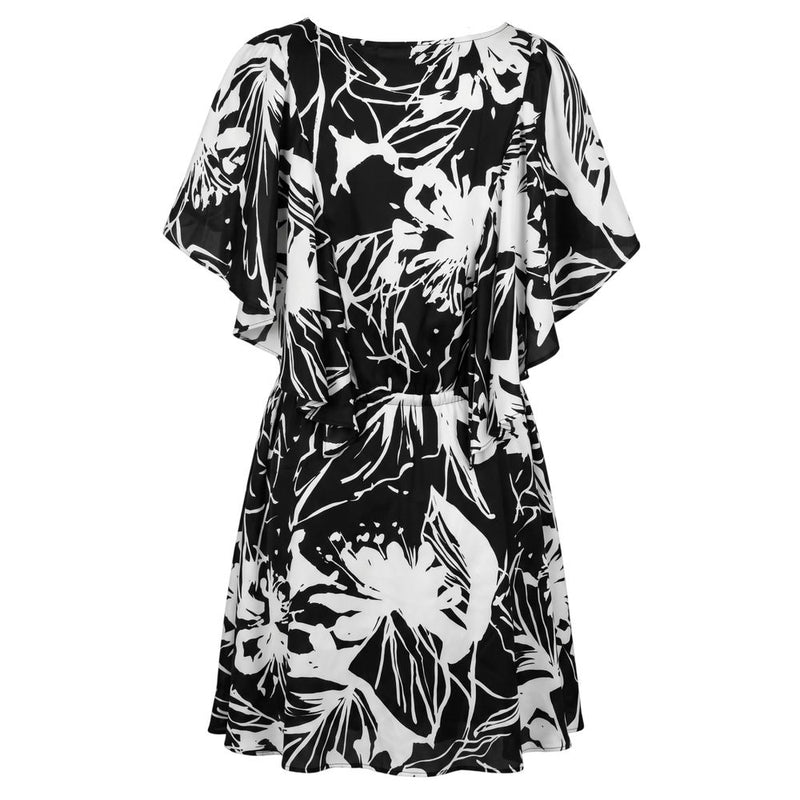 Robe noire en polyester pour femme Trussardi Jeans
