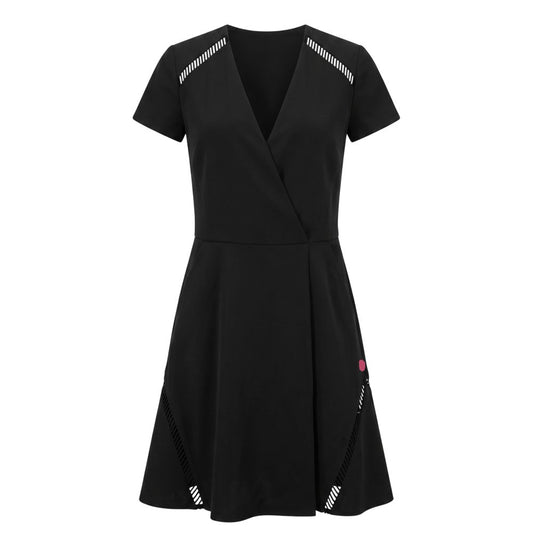 Robe Femme Trussardi Jeans Noire en Polyester
