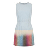 Robe Femme en Coton Bleu Trussardi Jeans