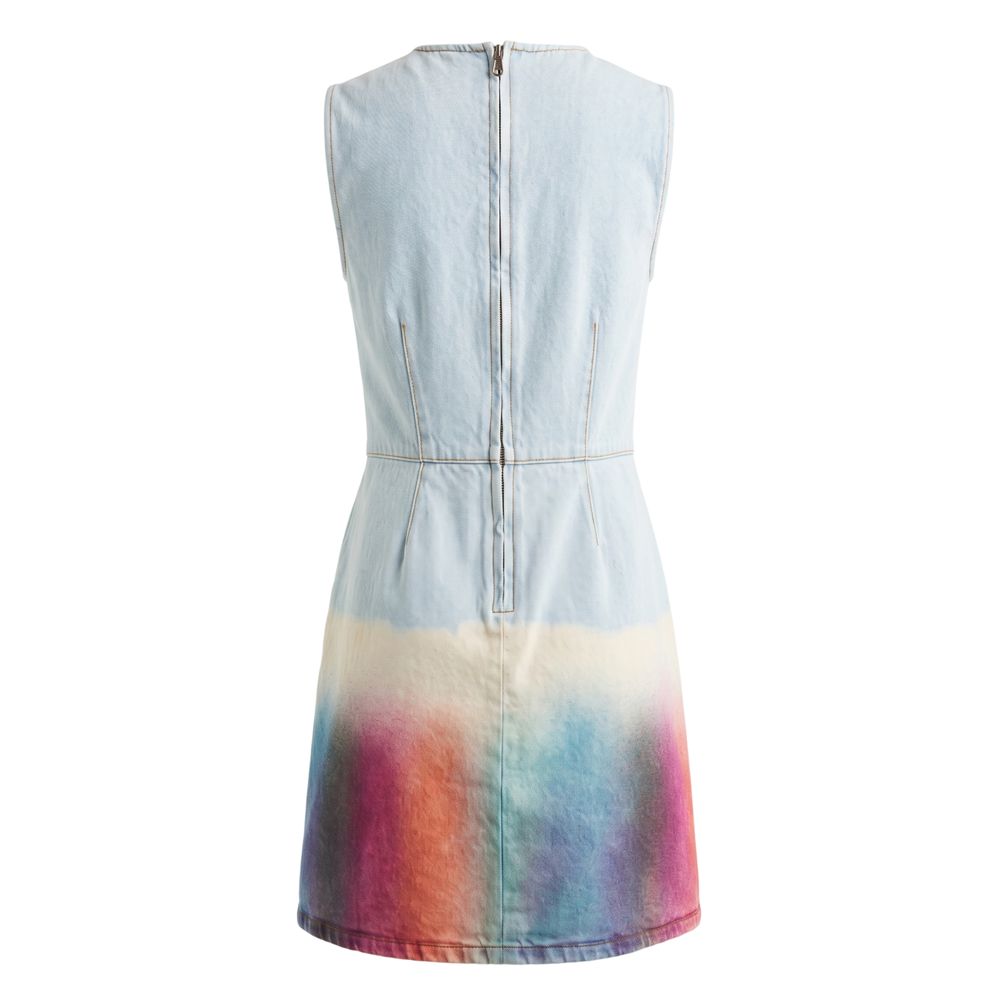 Robe Femme en Coton Bleu Trussardi Jeans