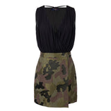 Robe Trussardi Jeans noire en coton pour femme