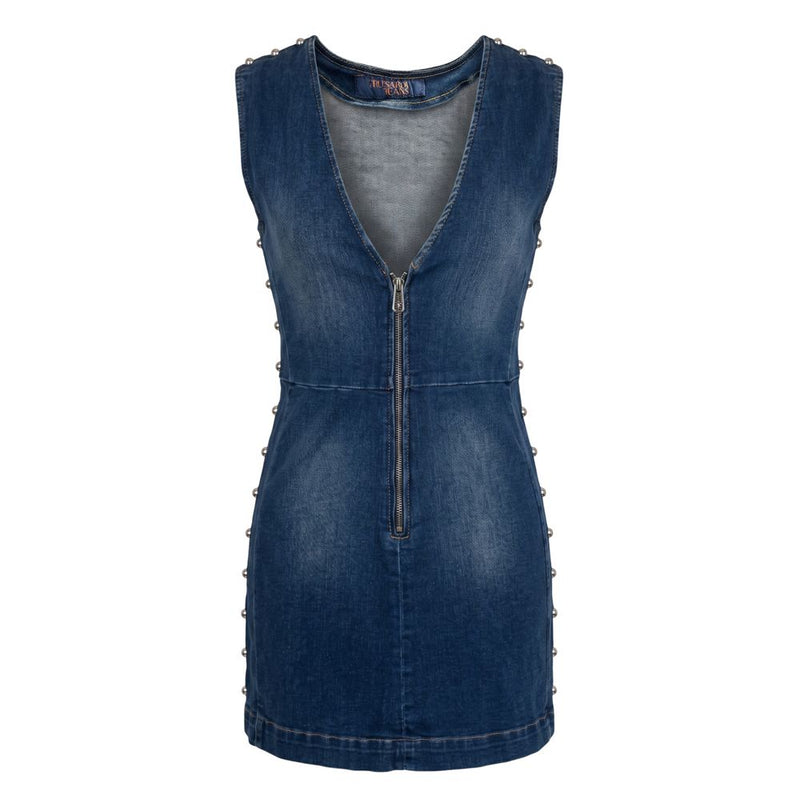 Robe femme Trussardi Jeans en coton bleu