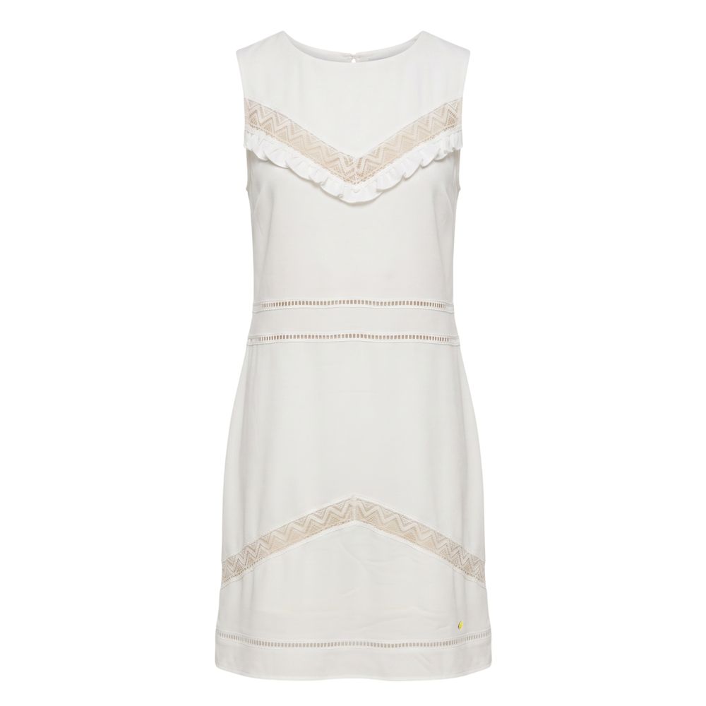 Robe femme Trussardi Jeans blanche en polyester