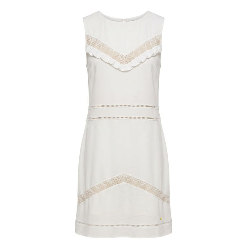 Robe femme Trussardi Jeans blanche en polyester