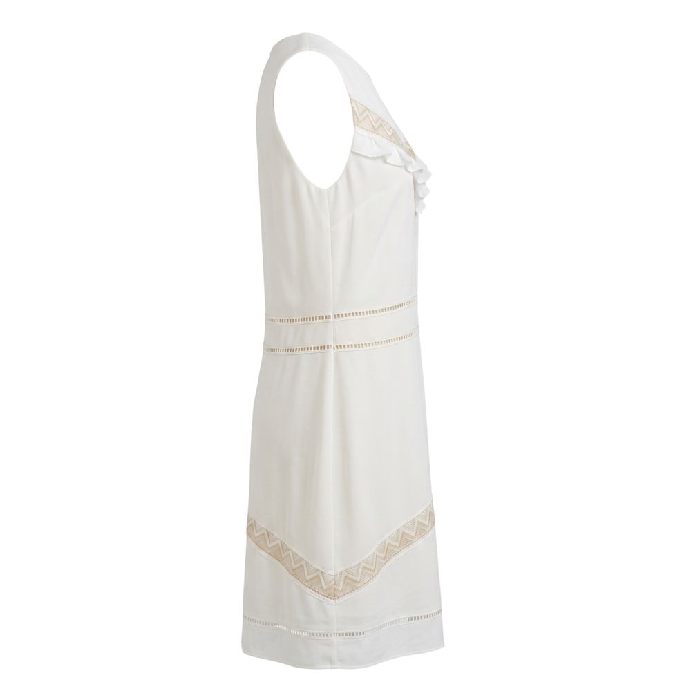 Robe femme Trussardi Jeans blanche en polyester