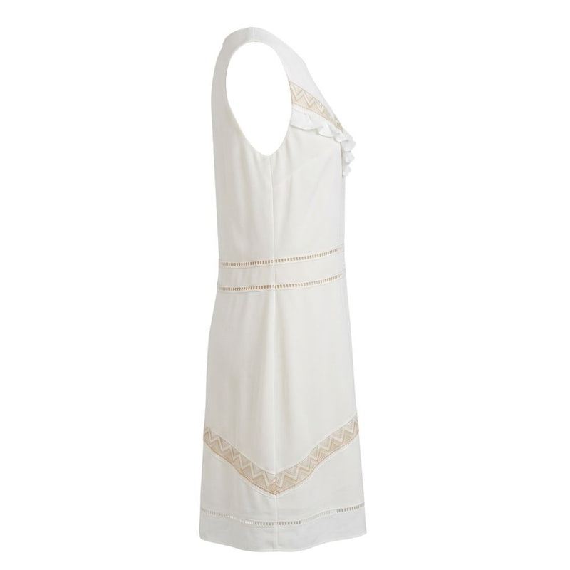 Robe femme Trussardi Jeans blanche en polyester