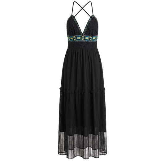 Robe en coton noir Trussardi Jeans pour femme
