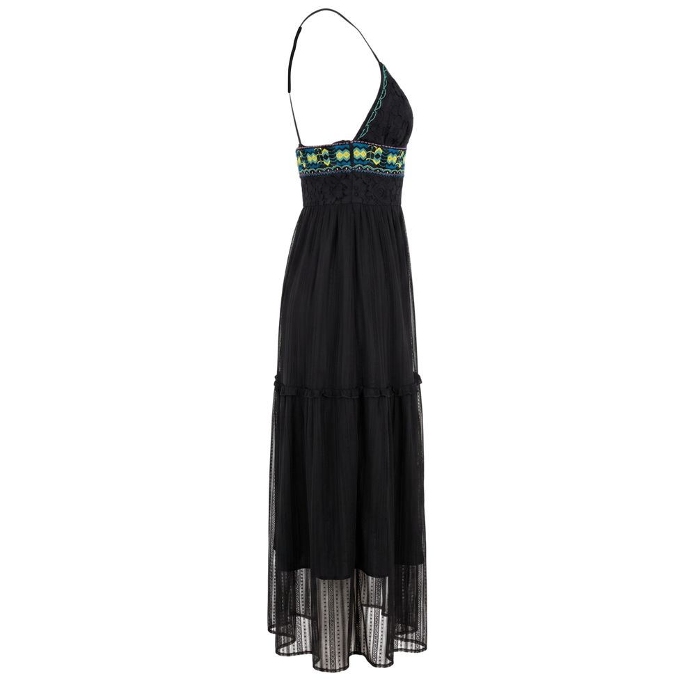 Robe en coton noir Trussardi Jeans pour femme