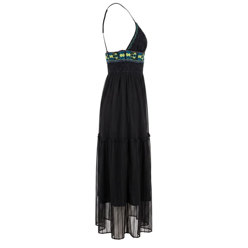 Robe en coton noir Trussardi Jeans pour femme