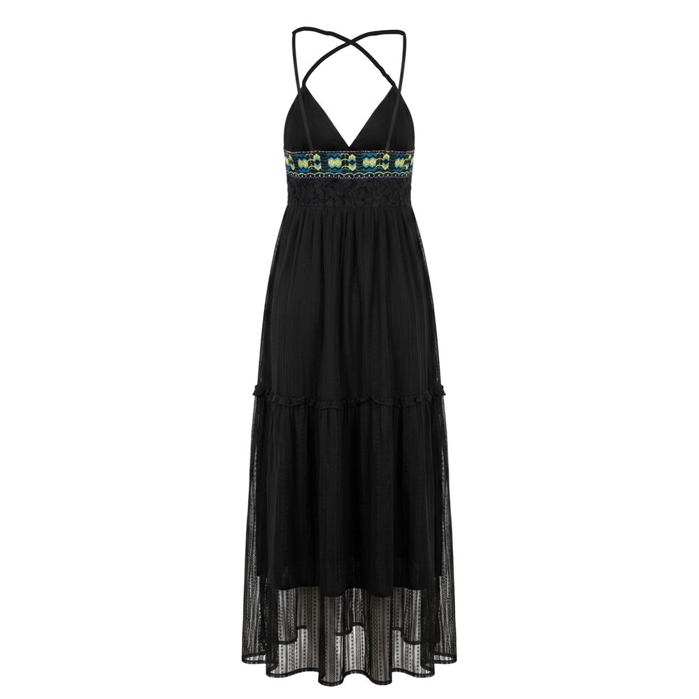 Robe en coton noir Trussardi Jeans pour femme