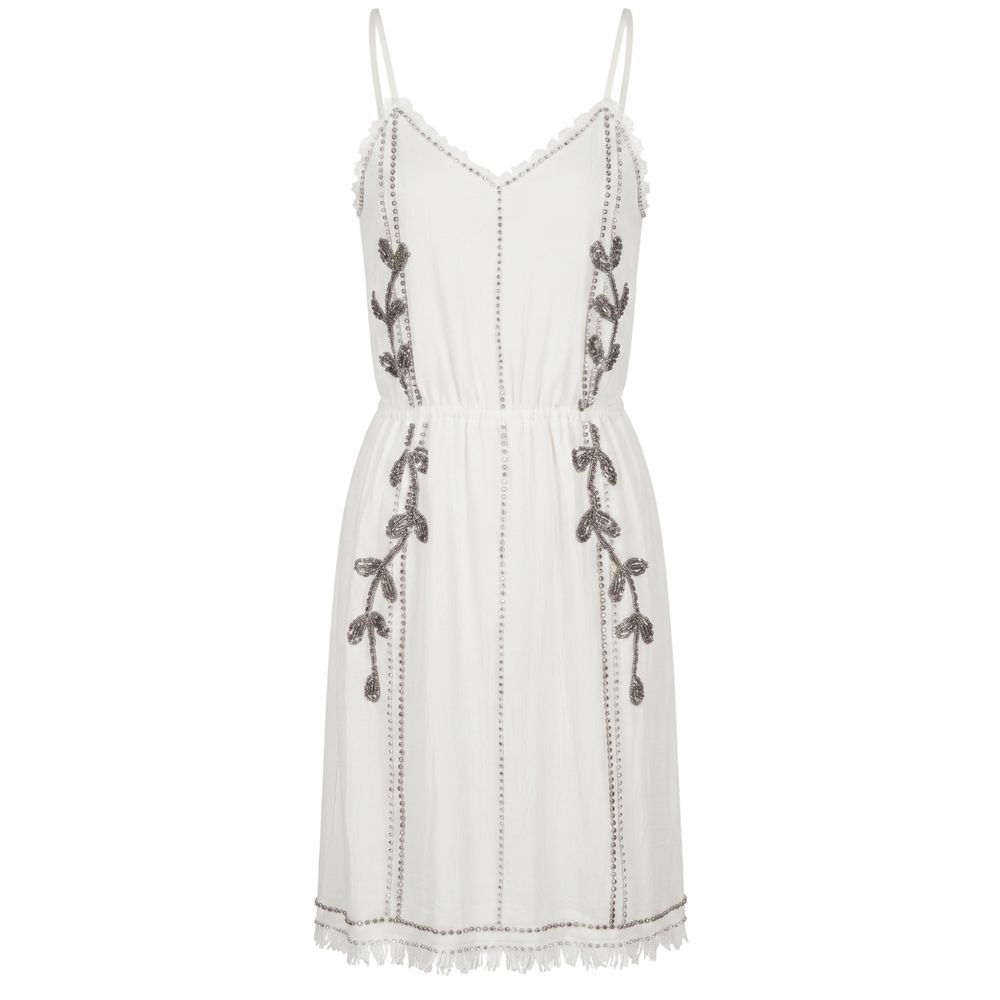 Robe femme Trussardi Jeans en coton blanc