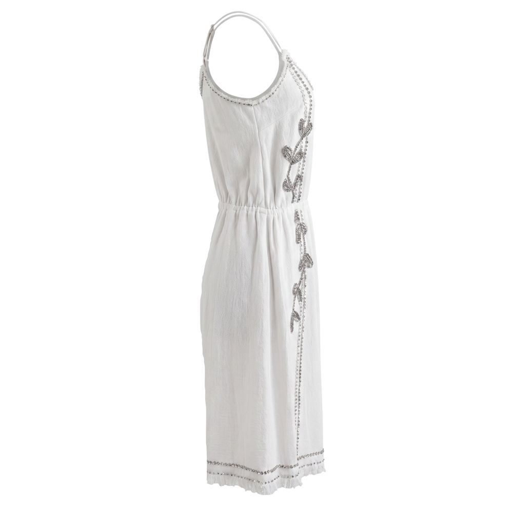 Robe femme Trussardi Jeans en coton blanc