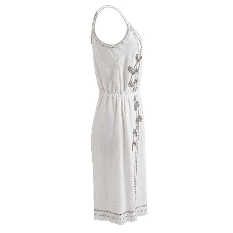 Robe femme Trussardi Jeans en coton blanc