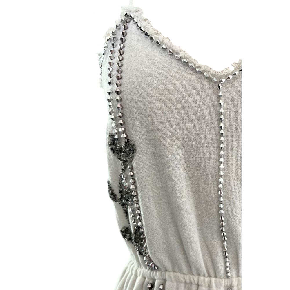 Robe femme Trussardi Jeans en coton blanc