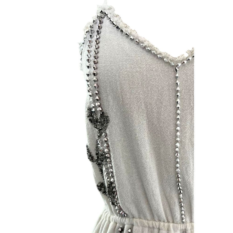 Robe femme Trussardi Jeans en coton blanc