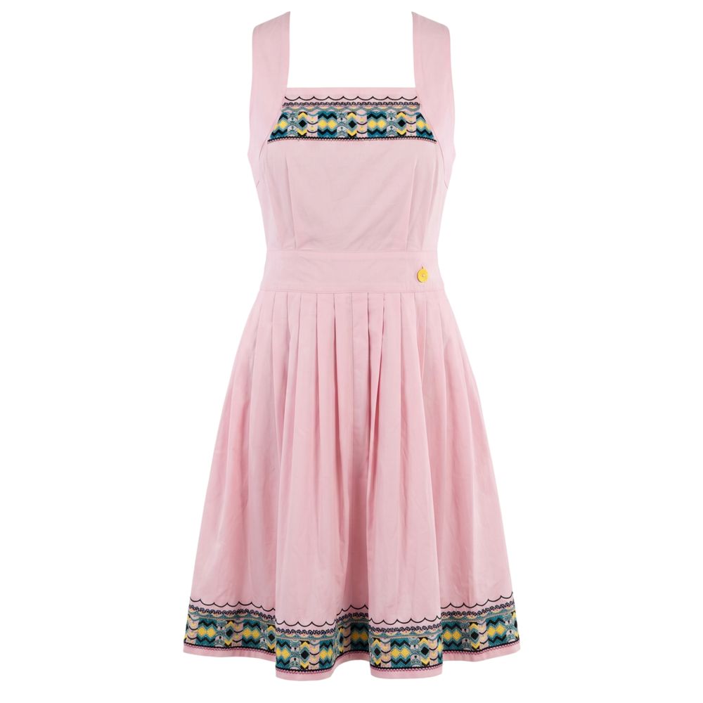 Robe Trussardi Jeans en coton rose pour femme