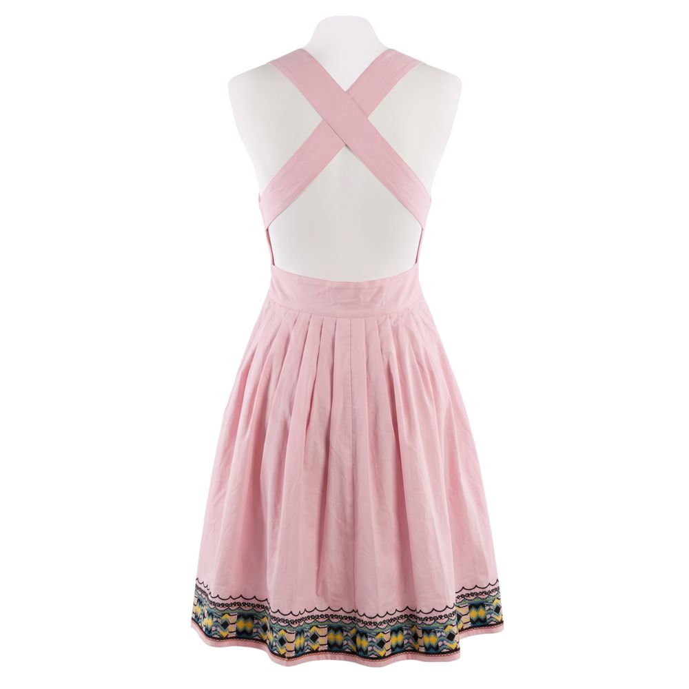 Robe Trussardi Jeans en coton rose pour femme