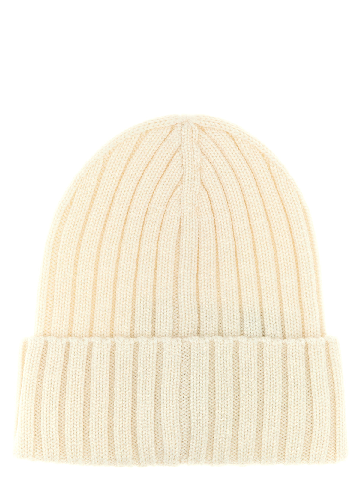 Bonnet Moncler en laine vierge blanche