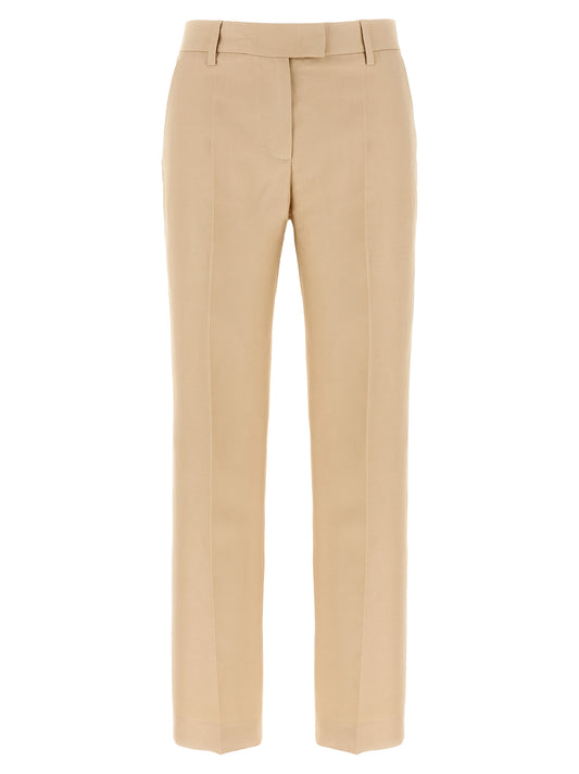 Pantalon chino Alberto Biani en viscose beige